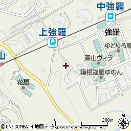 神奈川県足柄下郡箱根町強羅1300-302周辺の地図