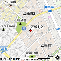 愛知県春日井市乙輪町2丁目15周辺の地図