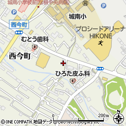 滋賀県彦根市西今町309周辺の地図