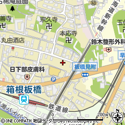 神奈川県小田原市板橋701周辺の地図