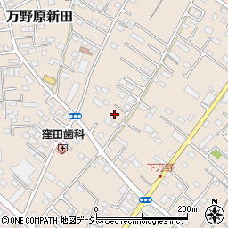 静岡県富士宮市万野原新田3235周辺の地図