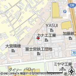 静岡県富士宮市万野原新田3721周辺の地図