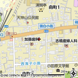 十字庵高井商店周辺の地図