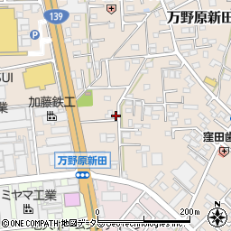 静岡県富士宮市万野原新田3599-14周辺の地図