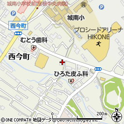 三和シヤッター工業株式会社　彦根営業所周辺の地図