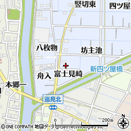 愛知県稲沢市片原一色町富士見崎周辺の地図
