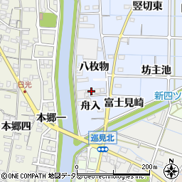 愛知県稲沢市片原一色町舟入12周辺の地図