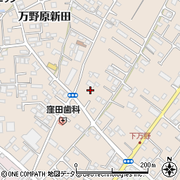 静岡県富士宮市万野原新田3233-11周辺の地図