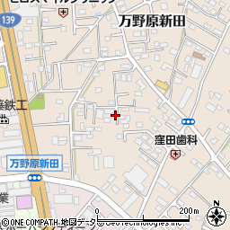 静岡県富士宮市万野原新田3563-1周辺の地図