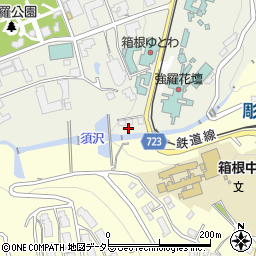 神奈川県足柄下郡箱根町強羅1300-506周辺の地図