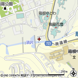 神奈川県足柄下郡箱根町強羅1300-495周辺の地図