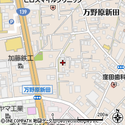 静岡県富士宮市万野原新田3565-1周辺の地図