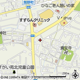 愛知県春日井市熊野町1445-1周辺の地図