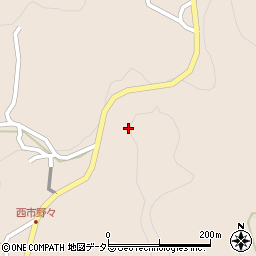 愛知県豊田市西市野々町杣捨周辺の地図