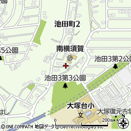 池田マンション２号棟周辺の地図