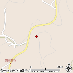 愛知県豊田市西市野々町（杣捨）周辺の地図