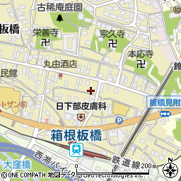 神奈川県小田原市板橋675周辺の地図