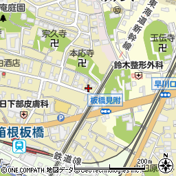 神奈川県小田原市板橋708周辺の地図
