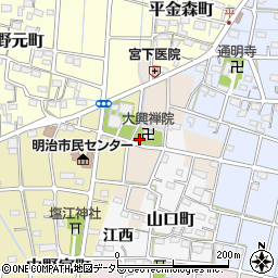 愛知県稲沢市山口本町29周辺の地図