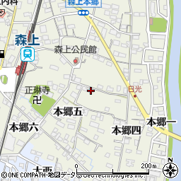 愛知県稲沢市祖父江町森上本郷五41周辺の地図