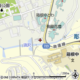 神奈川県足柄下郡箱根町強羅1300-539周辺の地図