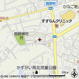 愛知県春日井市熊野町1350-7周辺の地図