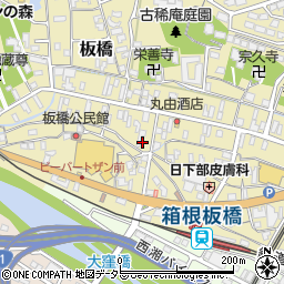 神奈川県小田原市板橋638周辺の地図