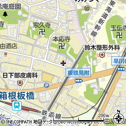 神奈川県小田原市板橋706周辺の地図