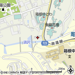 神奈川県足柄下郡箱根町強羅1300-497周辺の地図