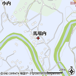 千葉県夷隅郡大多喜町馬場内37周辺の地図