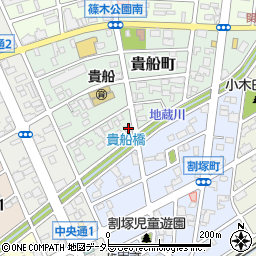 愛知県春日井市貴船町73周辺の地図