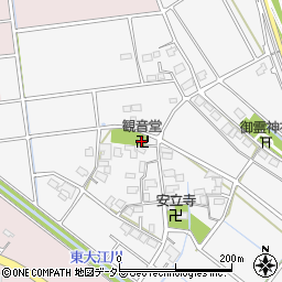 観音堂周辺の地図