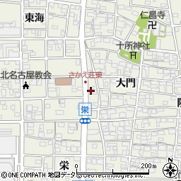 セブンイレブン北名古屋鹿田店周辺の地図