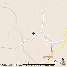 愛知県豊田市西市野々町松久保周辺の地図