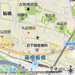 神奈川県小田原市板橋668周辺の地図