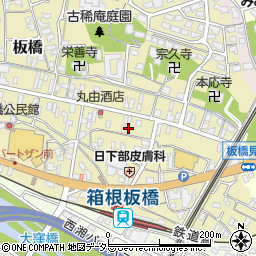 神奈川県小田原市板橋667周辺の地図