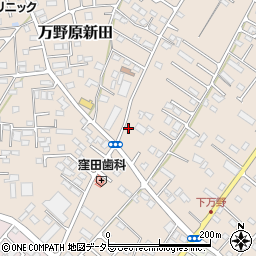静岡県富士宮市万野原新田3233-13周辺の地図