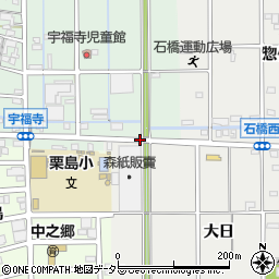 愛知県北名古屋市宇福寺下沼周辺の地図