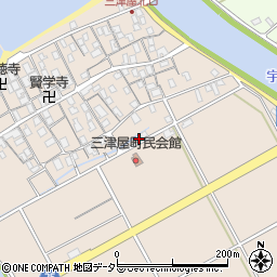 滋賀県彦根市三津屋町1451-1周辺の地図