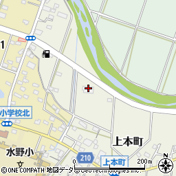 愛知県瀬戸市上本町736周辺の地図