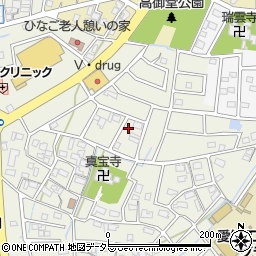 愛知県春日井市熊野町1654-11周辺の地図