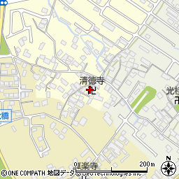 清徳寺周辺の地図