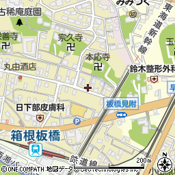 神奈川県小田原市板橋697周辺の地図