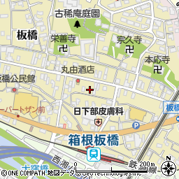 神奈川県小田原市板橋661周辺の地図