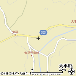 愛知県豊田市大平町下栗28周辺の地図