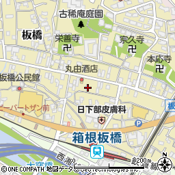 神奈川県小田原市板橋657周辺の地図