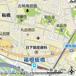 神奈川県小田原市板橋670周辺の地図