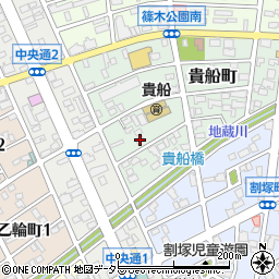 愛知県春日井市貴船町60周辺の地図