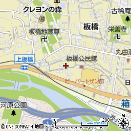 神奈川県小田原市板橋201周辺の地図