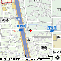 愛知県北名古屋市宇福寺西南出周辺の地図